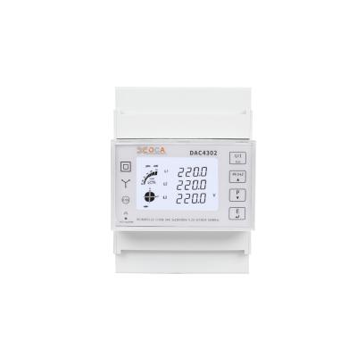 China DAC4302 Gauge Relay insied RS485 Modbus Three Phase Multifunction 4moduli Double Rates for sale