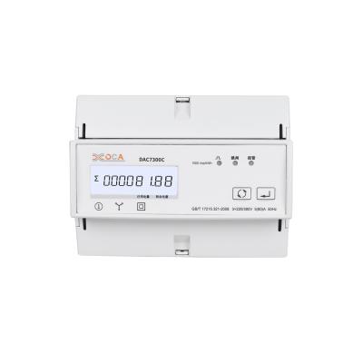 China Wholesale Price Three Phase Din Rail Modbus Energy Meter DAC7301C-CT Energy Meter With Gprs DAC7301C-CT for sale