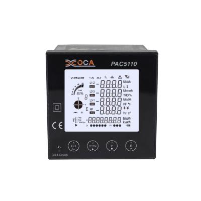 China Measurements KWH Kvarh PAC5110 Factory Directly Sell Panel Power Analyzer DIDO Multi Function Digital Electricity Meter Panel Power for sale