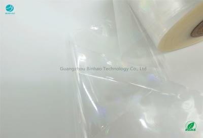 China Double - Sided Heat Sealed Cigarette Holographic Packaging Films / Biaxially Oriented Polyethylene Film for sale