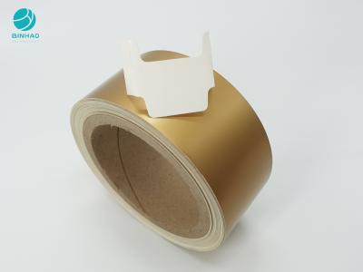 China Decorative Golden Coated Cardboard Inner Frame Paper For Cigarette Packing for sale