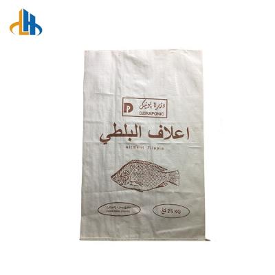 China Recyclable High Quality Plastic Bag 25 Kg PP Woven Sack Bag for sale