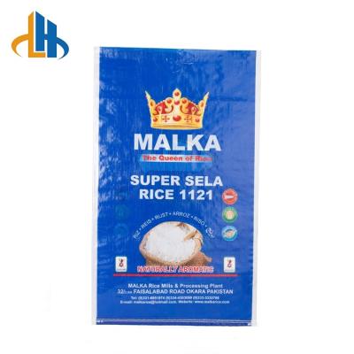 China Recyclable High Quality Custom Laminated 25kg Basmati Rice Bag In Dubai for sale