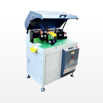 China Middle Direction Single Feed Bracket Automatic Window And Door Corner Brace Cutting Machine----LA JM for sale