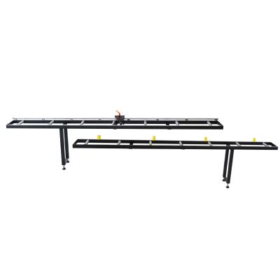 China 6 Meter Profile Steel Pipe J350 Aluminum Miter Saw Rack Conveyors for sale