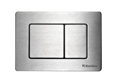 China Concealed Cistern Stainless Steel Flush Plate , Durable Toilet Flush Button KDR-097B for sale