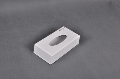 China Extraction Type White ABS Toilet Tissue Box for Hotel WC Washroom for sale