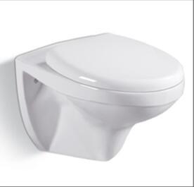 China Bathroom Sanitary Ware Round Shape Wall Hanging Toilet ， P Trap Toilet for sale