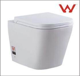 China White Inexpensive Ceramic Wall Hung Toilet 500 X 360 X 370mm Low Working Noise for sale