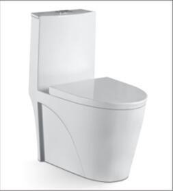 China European Type Siphoning Flush Floor Standing Toilet , 770mm Height for sale