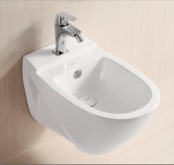 China Modern Bathroom Sanitary Ware Wall Mounted Bidet of Ceramic Material for sale