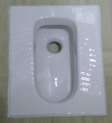 China Asian Home Ceramic Squat Pan Toilet , Squatting Toilets Sanitary Ware Items for sale