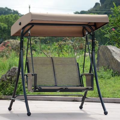 China G-002 3 Seater Contemporary High Quality Steel Patio Clamp Patio Swing Chair Modern Outdoor Garden Swing Chair for sale