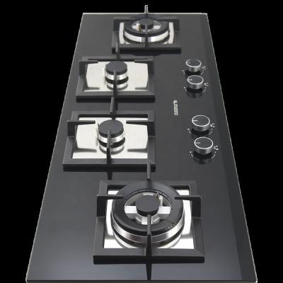 China 2020 Household New Arrival Tempered Glass Cooktop With 4 Burner Gas Stove for sale