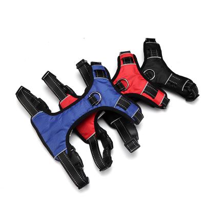 China Padded Safe Hot-selling Custom Pet Harness and Comfortable Handle Dog Harness Set for sale