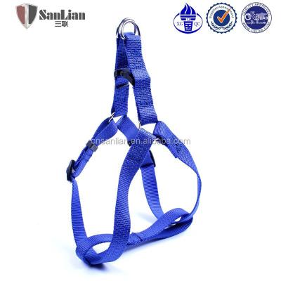 China New Style Viable Adjustable Reflective Silk Leash Nylon Dog Puppy Strap Harness for sale