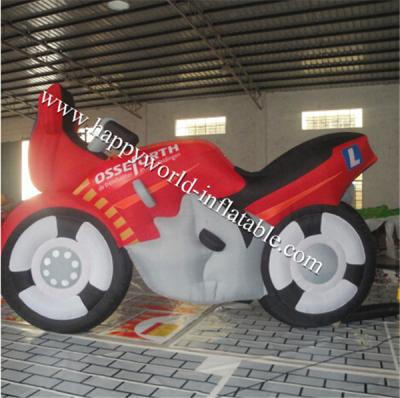 China Big and eye catching inflatable motorcycle for sale