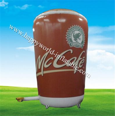 China Big inflatavble Mc Cafe cup replica for sale