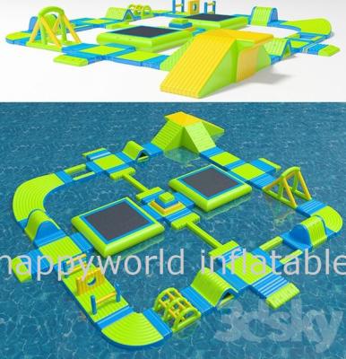 China Inflatable Aqua park , inflatable giant water park , inflatable floating water sport for sale