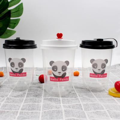 China China Factory Custom Disposable DIY Personalized Polypropylene Disposable Plastic Cups With Lids for sale