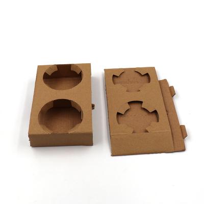 China Food Grade Biodegradable Cardboard Take Away Coffee Paper Cup Holder for sale