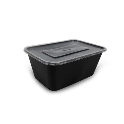 China Disposable Disposable Take Out Microwave Lunch Box With Lid Bubble Tea Straw Chinese Take Out Lunch Box for sale