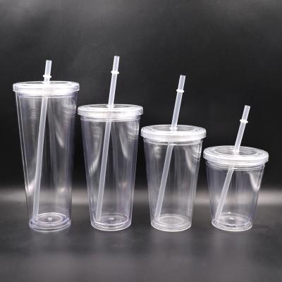 China Viable Customize Logo Personalized Double Walled Insulated Reusable Tumbler With Lid And Straw for sale