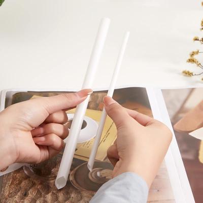 China Minimalist Amazon Hot Sells 100% Biodegradable PLA Straw For Drinking Juice Eco-Friendly Bubble Tea for sale