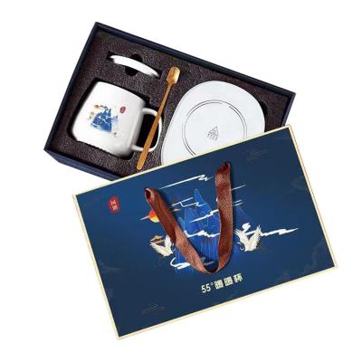 China New Product Viable Ideas 2022 Cups 55 Coffee Bone Hot Gift Creative Ceramic Automatic Heating Degrees Set Christmas Gifts Gift Sets for sale