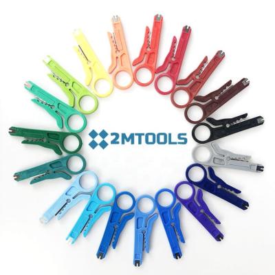 China Mini Pocket Portable Wire Stripper Knife Crimper Pliers Crimping Tool Cable Stripper Wire Stripper Pliers for sale