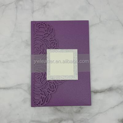 China Europe Newcomer Luxury Top Grade Laser Cut Wedding Invitations Card for sale