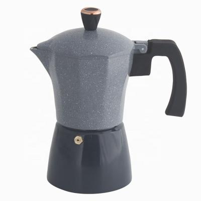 China WITH NEW Marble LID Coffee Maker Liner Portable Espresso Machine Coffee Maker for sale