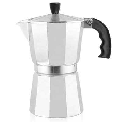 China Professional Coffee Maker Espresso Cafetera New Product Stovetop New Design Sustainable 3 Cups for sale