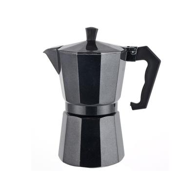 China WITH LID Italy Espresso Coffee Maker Customized Logo Moka Pot for sale