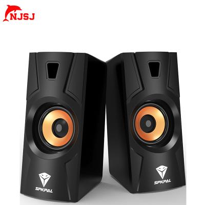 China NJSJ High Quality Desktop Mini Portable USB Powered Multimedia Computer Game RGB PC Speaker for sale