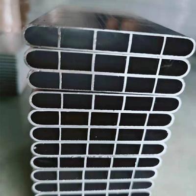 China Radiator 1050 1060 1100 auminum condenser flat tube aluminum micro channel tubes for heat exchangers for sale