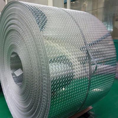 China Newest decoration wholesale price 6061 aluminum alloy t4 aluminum alloy checkered coil/strip high quality for sale