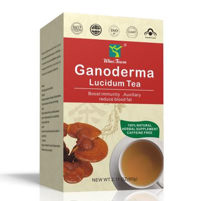 China Bagged tea to reduce health wholesale organic herbal ganoderma lucidum instant blood tea for boosting immunity for sale