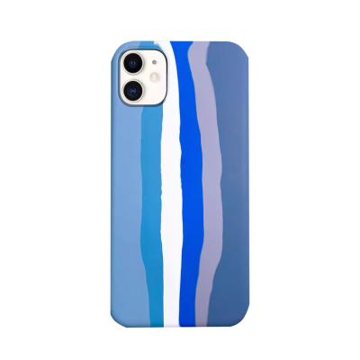 China 2021 Latest Rainbow Series Shockproof High Quality Silicone Phone Case For iPhone13ProMAX for sale