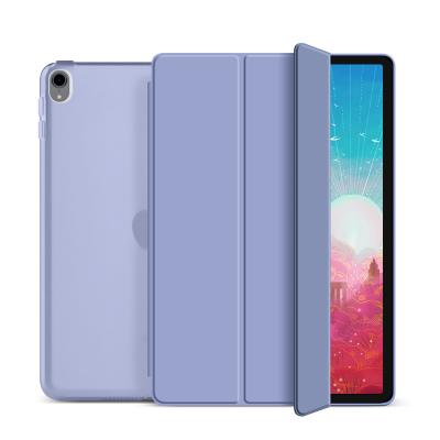 China Magnetic Stand Auto-sleep PU Leather With Smart Shell Stand PC Hard Cover Shock Proof Tablet Cover Case For iPad Pro12.9 2015/2017 for sale