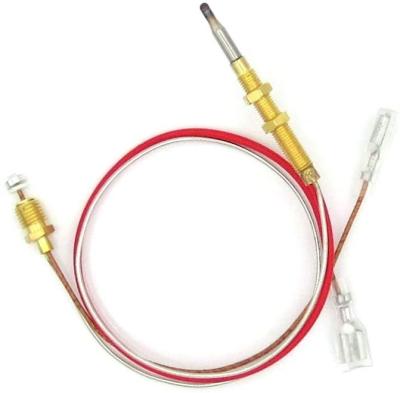 China Industrial temperature measuring outdoor patio heater M60.75 head wire with M8X1, M9X1 end connection nuts thermocouple (M8X1-410mm-two nuts for sale