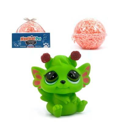 China Kids Floating Light Toy Plastic Mystery Ball Flashing Animals Blind Box Toys Pet PVC Rubber Animal With Waterproof Light Up Floating Toy Plastic Mystery Ball Flashing Light Animal for sale