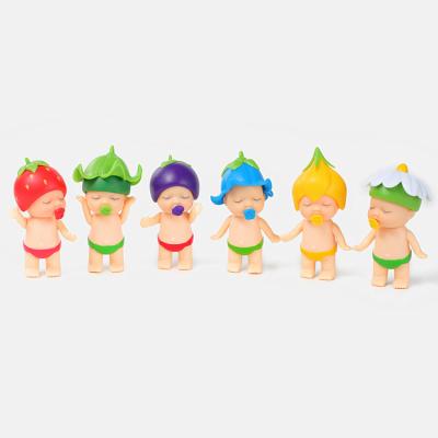 China Cartoon Toy Hot Selling Realistic Baby Dolls 6pcs Vinyl Silicone Dolls Kids Gift Kids Dolls Toys With Nipple for sale