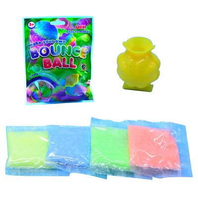 China Creative Children Toys Manual Children Science Experiment Set Children Toys Manual DIY Sand Elastic Ball Creative Jumping Educational Toys for sale