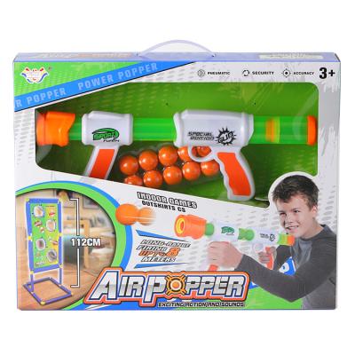 China Cheap Indoor Cs Game Indoor Cs Game Periphery Electronic Cheap Foam Ball Toy Gun Air Snap Toy Air Snap Shooting Gun for sale