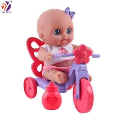 China Cartoon Toy Hot Selling 8 Inch Full Vinyl Cute Model Realistic Doll Plastic Newborn Reborn Baby Dolls Toys for sale