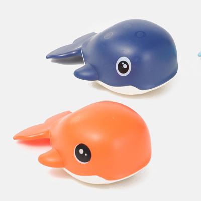 China Wholesale Cheap Cute Baby Toy Water Play Toy High Quality Cartoon Dolphin Bath Wind Up Swimming Toys For Children for sale