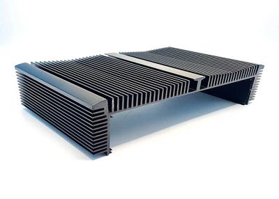 China 6063 T5 Aluminium Extrusion Heat Sink CNC Extrusion Machining Aluminum Parts for sale