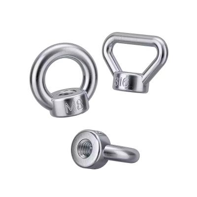 China Plain Finish Stainless Eye Nut As Per Customer's Specification for sale