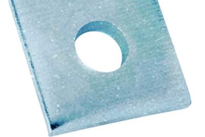 China M6 M10 Carbon steel Galvanized washer Customized Zinc Plating white Blue square washer for sale